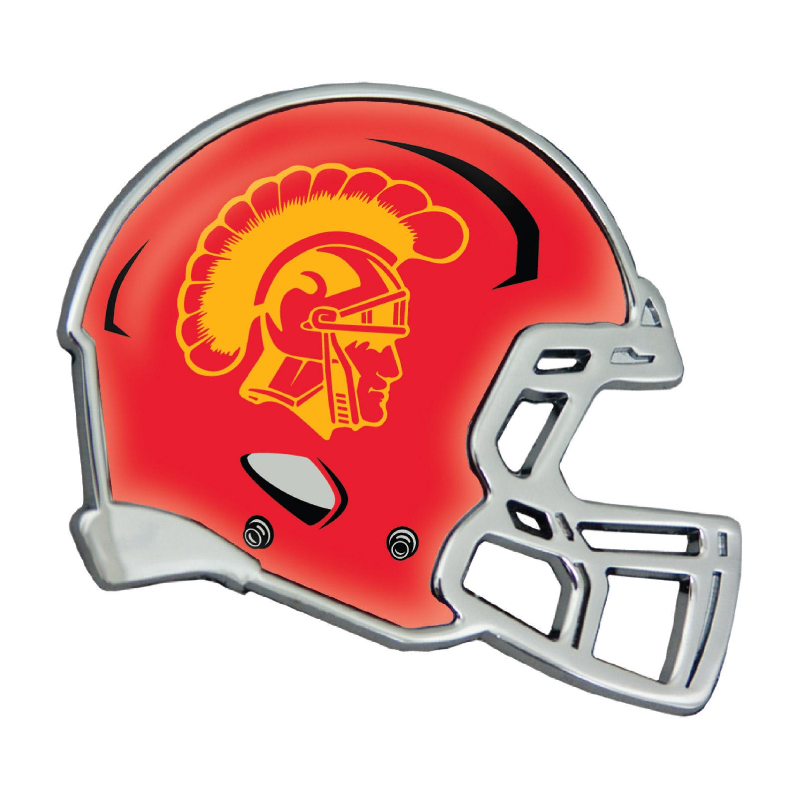 USC Trojans Cardinal Football Helmet Auto Emblem | USC Bookstores
